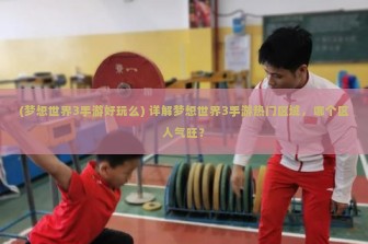 (梦想世界3手游好玩么) 详解梦想世界3手游热门区域，哪个区人气旺？